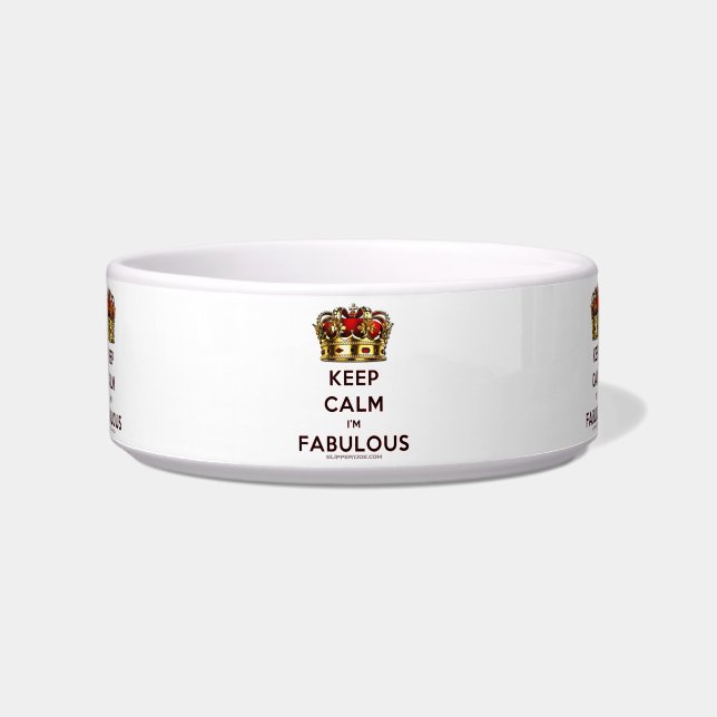 滑りやすいジョー保の穏やかな素晴らしい王冠 ボウル (正面)