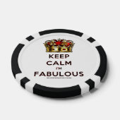 滑りやすいジョー保の穏やかな素晴らしい王冠 ポーカーチップ (シングル)