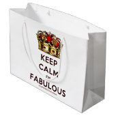 滑りやすいジョー保の穏やかな素晴らしい王冠 ラージペーパーバッグ (裏面アングル)