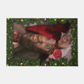 滑りやすいジョー男性の胸6パック胃むき出しの胴体 ドアマット (正面)