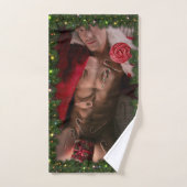 滑りやすいジョー男性の胸6パック胃むき出しの胴体 バスタオルセット (ハンドタオル)