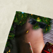 滑りやすいジョー男性の胸6パック胃むき出しの胴体 ビーチタオル (インサイチュ)