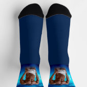 滑りやすいジョー芸術的のマ男らしン・ゲイプライドのGIF ソックス (上部)