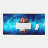 滑りやすいジョー芸術的のマ男らしン・ゲイプライドのGIF デスクマット (キーボード&マウス)