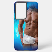 滑りやすいジョー芸術的のマ男らしン・ゲイプライドのGIF SAMSUNG GALAXYケース (裏面)