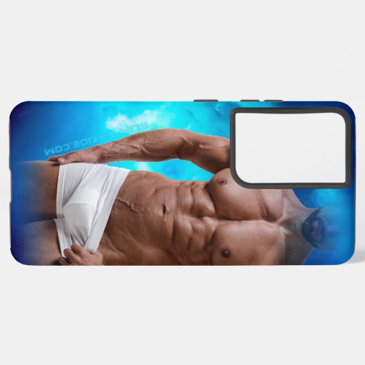 滑りやすいジョー芸術的のマ男らしン・ゲイプライドのGIF SAMSUNG GALAXYケース (左側面)