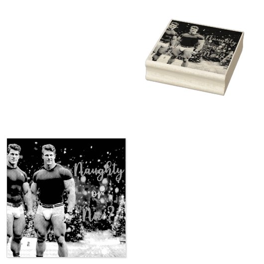 滑りやすいジョー飾の雪に覆われたクリスマスツリー ラバースタンプ (押印)