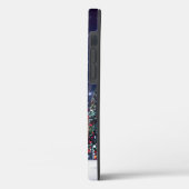 滑りやすいジョー飾の雪に覆われたクリスマスツリー Case-Mate iPhoneケース (裏面 / 左)