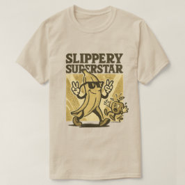 滑りやすいスーパースター Tシャツ