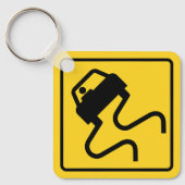 滑りやすい路面 キーホルダー (正面)