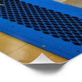 滑りやすいJoe筋肉質の男absロッカールームタイル張りフロロ ポスター (コーナー)