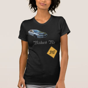 滑り易い女の子のevo tシャツ
