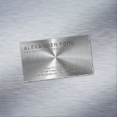 滑り止めプロフェッショナル放射状メタリックルック マグネット名刺 (インサイチュ)