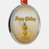 滑空つるの雛 メタルオーナメント (右)