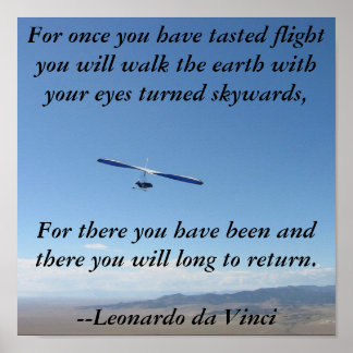 滑空つる飛行 ポスター