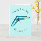 滑空つる カード (黄色い花)