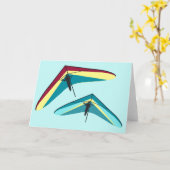 滑空つる カード (黄色い花)