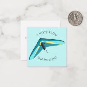 滑空つる ノートカード (正面/裏面インサイチュ)