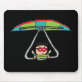 滑空つる マウスパッド (正面)