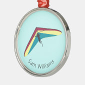 滑空つる メタルオーナメント (左)