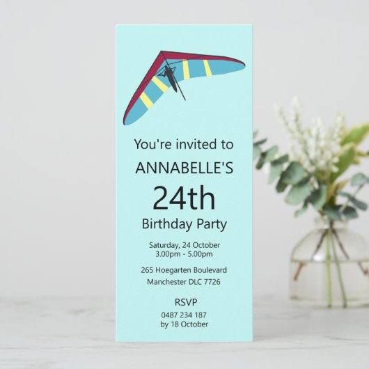 滑空つる 招待状 (スタンド正面)