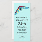 滑空つる 招待状 (正面/裏面)