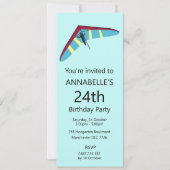 滑空つる 招待状 (正面)