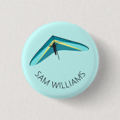 滑空つる 缶バッジ (正面)