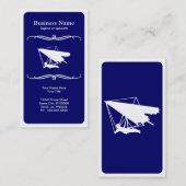 滑空モダンつる音 名刺 (正面/裏面)