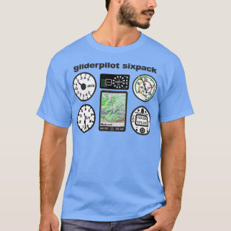 滑空機のシックパック Tシャツ