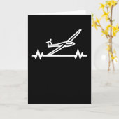 滑空機の高騰を伴うパルスグライダーパイロット贈与 カード (黄色い花)