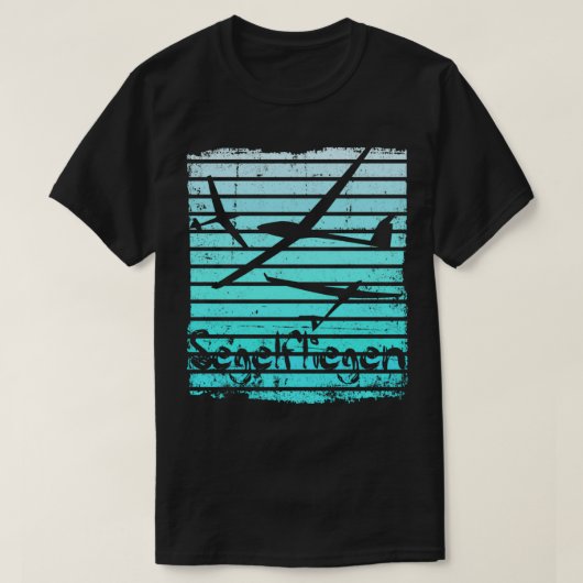 滑空機ソアリング滑空機パイロット1 Tシャツ (デザイン正面)