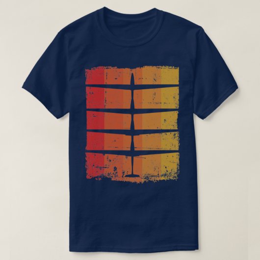 滑空機ソアリング滑空機パイロット3 Tシャツ (デザイン正面)