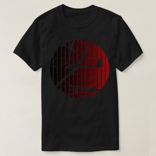 滑空機ソアリング滑空機パイロット5 Tシャツ (デザイン正面)