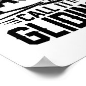 滑空機パイロットへの贈与 ポスター (角)