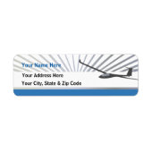 滑空機用航空機 ラベル (正面)