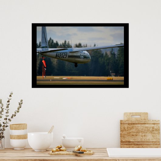 滑空機着陸 ポスター (キッチン)