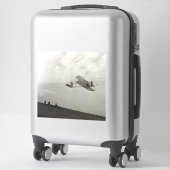 滑空機試験航空運送ライト兄弟 シール (スーツケース)