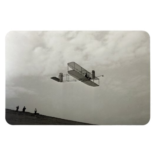 滑空機試験航空運送ライト兄弟 マグネット (横)