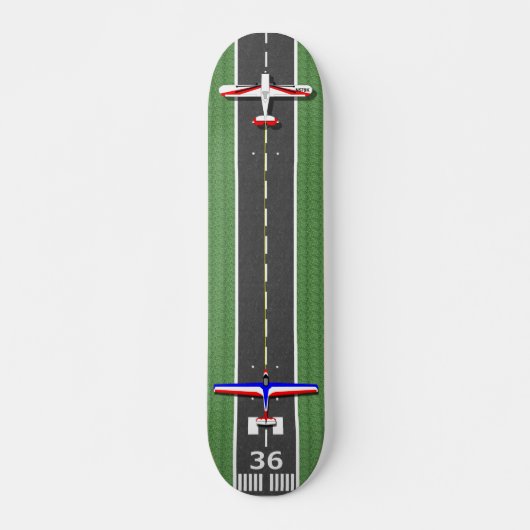 滑空機1-26曳航 スケートボード (正面)