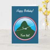 滑空機 カード (黄色い花)