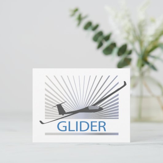 滑空機 ポストカード (スタンド正面)