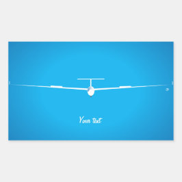 滑空機 長方形シール