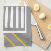 滑走路しきい値13R キッチンタオル (四つ折り)