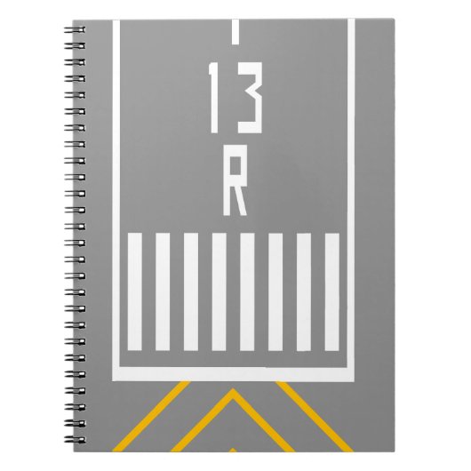 滑走路しきい値 13R ノートブック (正面)