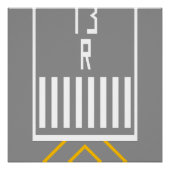 滑走路しきい値 13R ポスター (正面)