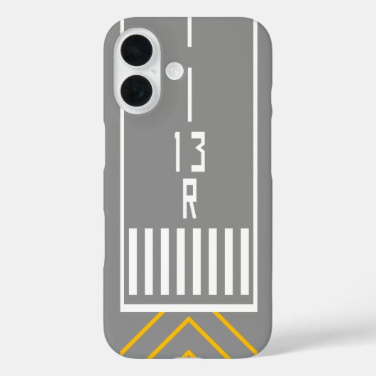 滑走路しきい値 13R Case-Mate iPhoneケース (裏面)