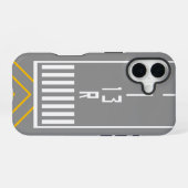 滑走路しきい値 13R iPhone 16ケース (裏面横)