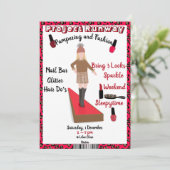 滑走路ファッションとモデルCatwalkパーティー 招待状 (スタンド正面)