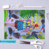 滑走路型式ティッシュペーパー 薄葉紙 (クラフト)